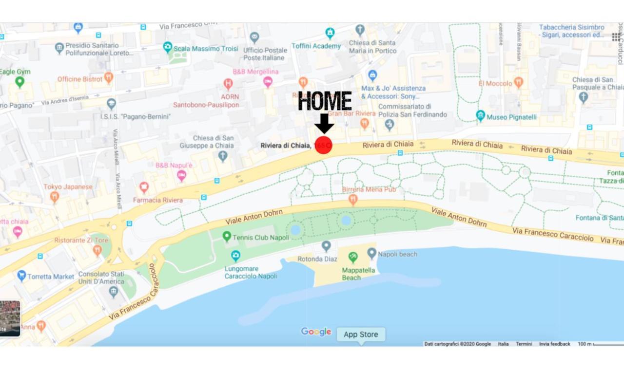 شقة Chiaia Premium Flat, Naples Center, Near Seaside المظهر الخارجي الصورة